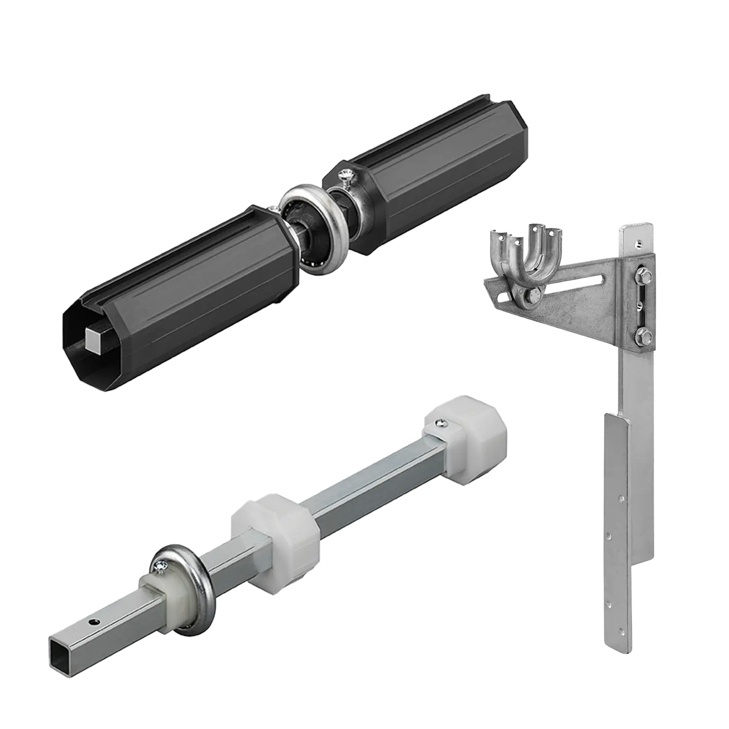 Wellenbolzen und Doppelhalterungen